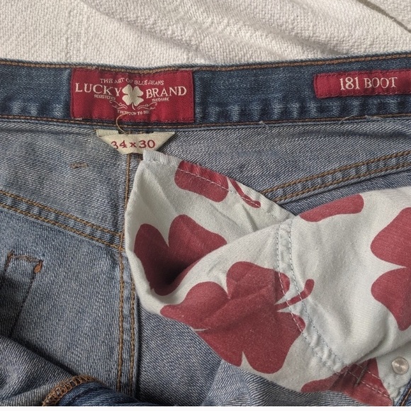 Lucky Brand Men's Boot Cut Jeans 34x30 - Picture 3 of 4